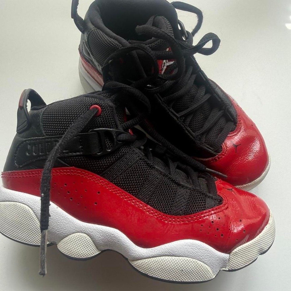 Jordan Kid's Size 13.5 Retro Red/Black